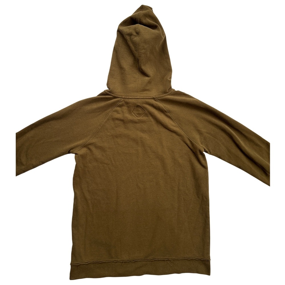 Volcom Graphic Hoodie Women Medium Olive Green Excellent Celestial Moon Pullover - Picture 5 of 12